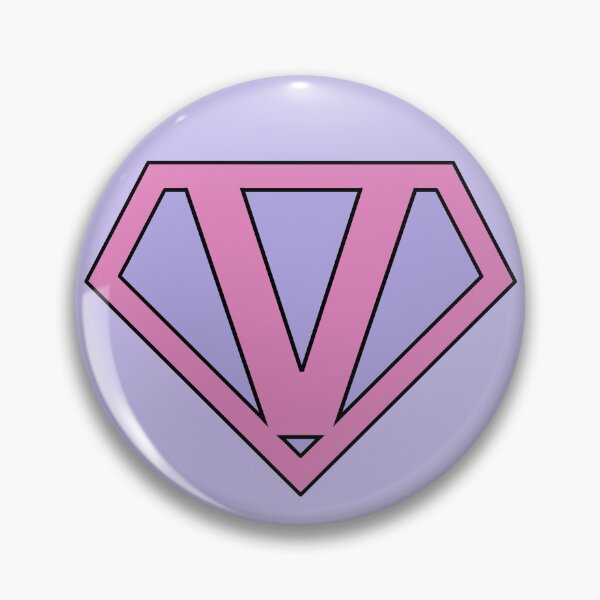 Item preview, Letter V | Super Letter | Purple and Pink designed and sold by Christiana-Art.
