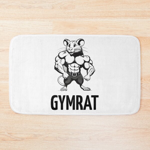 Item preview, GYMRAT, fitness, gym, sport, gym rat, lifestyle, muscular, strength training designed and sold by ForYou2Wear.