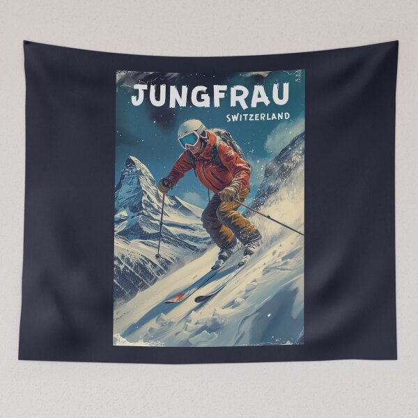 Item preview, Jungfrau Switzerland designed and sold by StudioRedKoala.
