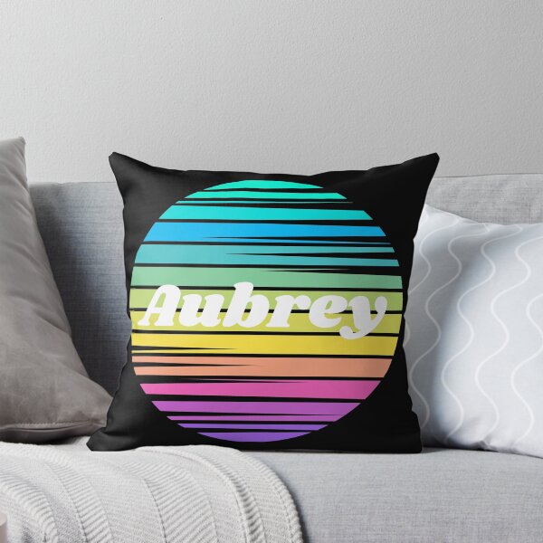 Item preview, Aubrey | Aubrey Colorful Name | Sunset Beach | Cool Names | Stripes designed and sold by ShroomMagic.