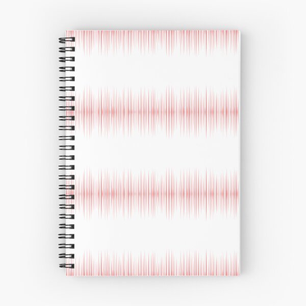 Item preview, Red stripes of music in psychedelic style designed and sold by Inspyralia.