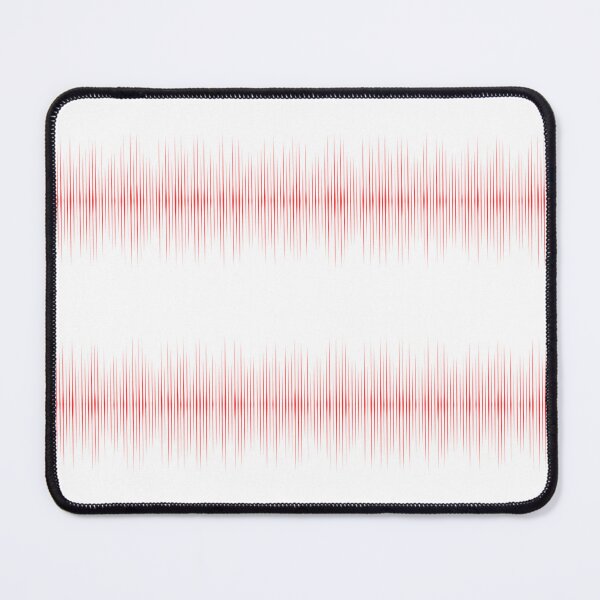 Item preview, Red stripes of music in psychedelic style designed and sold by Inspyralia.