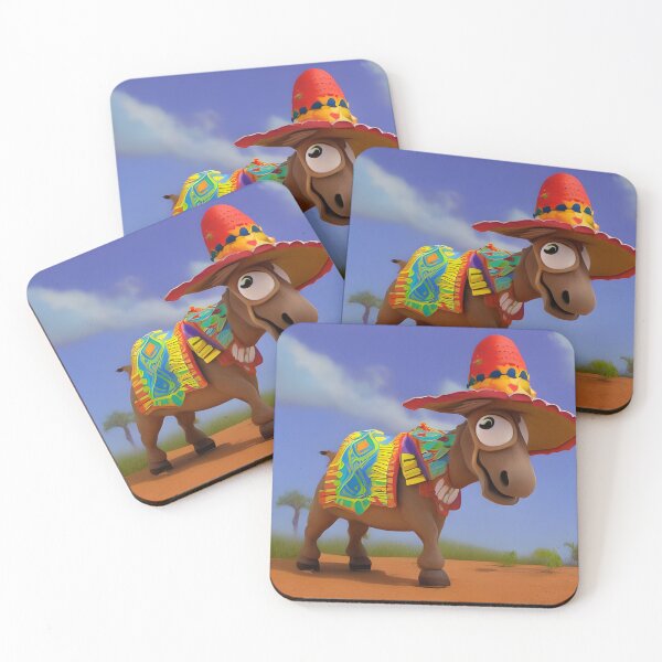 Item preview, A Fun and Festive Donkey In A Sombrero designed and sold by Paw's Arts.