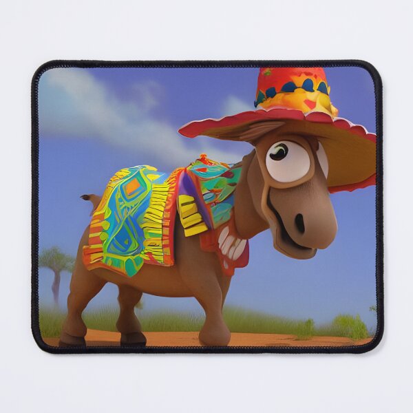 Item preview, A Fun and Festive Donkey In A Sombrero designed and sold by Paw's Arts.