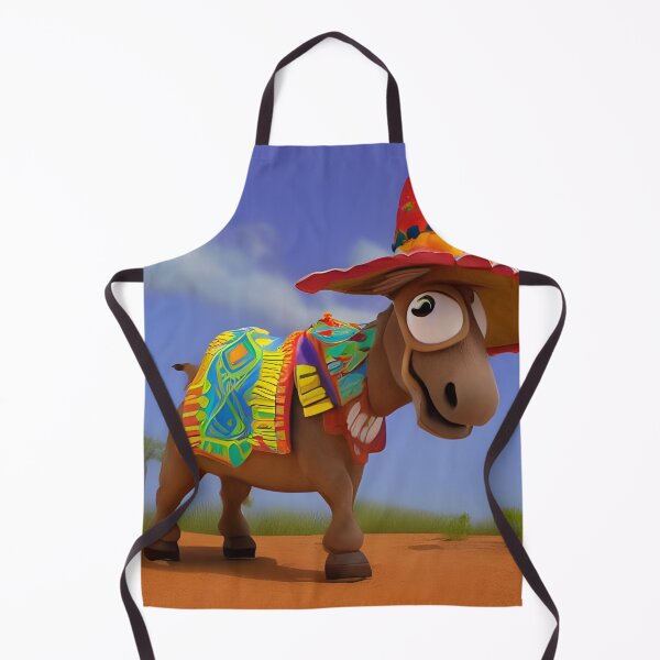Item preview, A Fun and Festive Donkey In A Sombrero designed and sold by Paw's Arts.