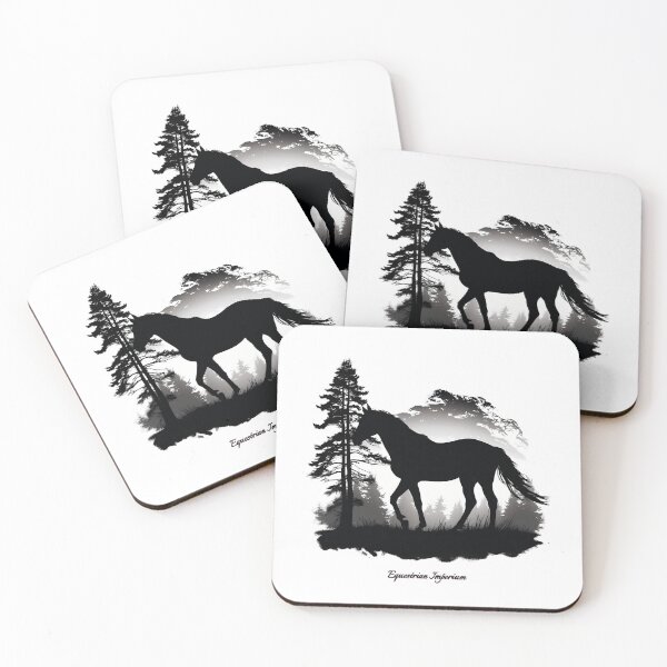 Item preview, Horse Shadow in the Night - Horse Sunset designed and sold by EquestrianImperium.