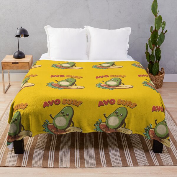 Item preview, Avo surf on green waves Avocado designed and sold by bukajart.