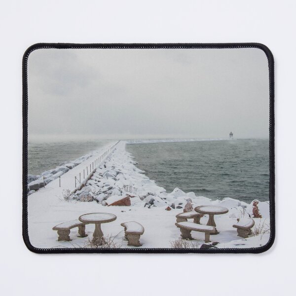 Item preview, Lighthouse in the Snow, Two Harbors, Minnesota 7 designed and sold by Arielle S.