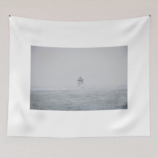 Item preview, Lighthouse in the Snow, Two Harbors, Minnesota 8 designed and sold by Arielle S.