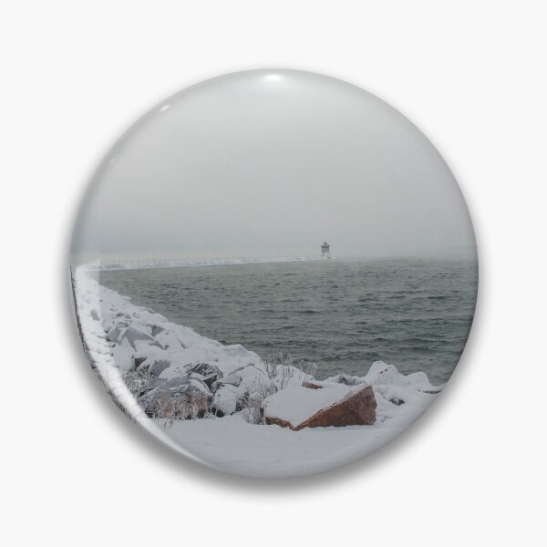 Item preview, Lighthouse in the Snow, Two Harbors, Minnesota 9 designed and sold by Arielle S.