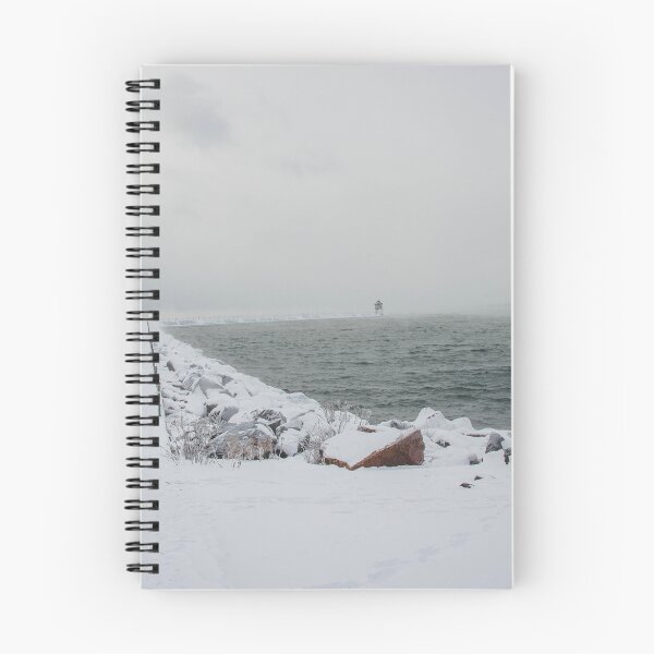 Item preview, Lighthouse in the Snow, Two Harbors, Minnesota 9 designed and sold by Arielle S.