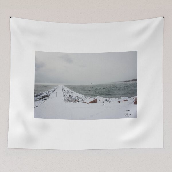 Item preview, Lighthouse in the Snow, Two Harbors, Minnesota 9 designed and sold by Arielle S.