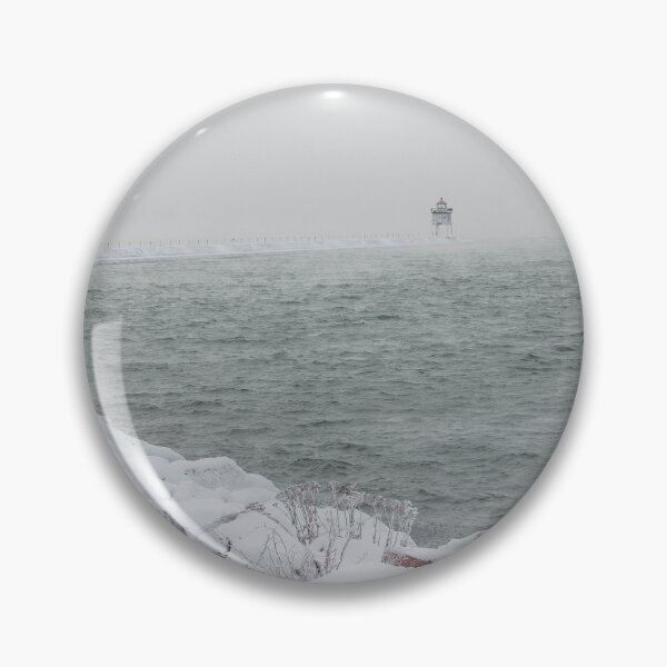 Item preview, Lighthouse in the Snow, Two Harbors, Minnesota 10 designed and sold by Arielle S.