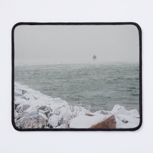 Item preview, Lighthouse in the Snow, Two Harbors, Minnesota 10 designed and sold by Arielle S.