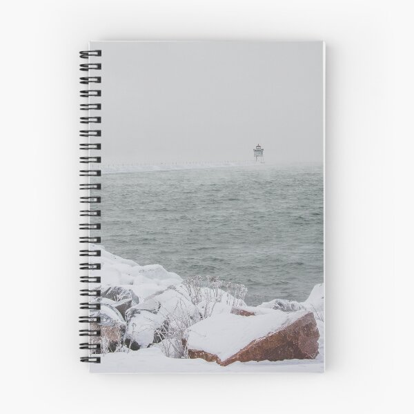 Item preview, Lighthouse in the Snow, Two Harbors, Minnesota 10 designed and sold by Arielle S.