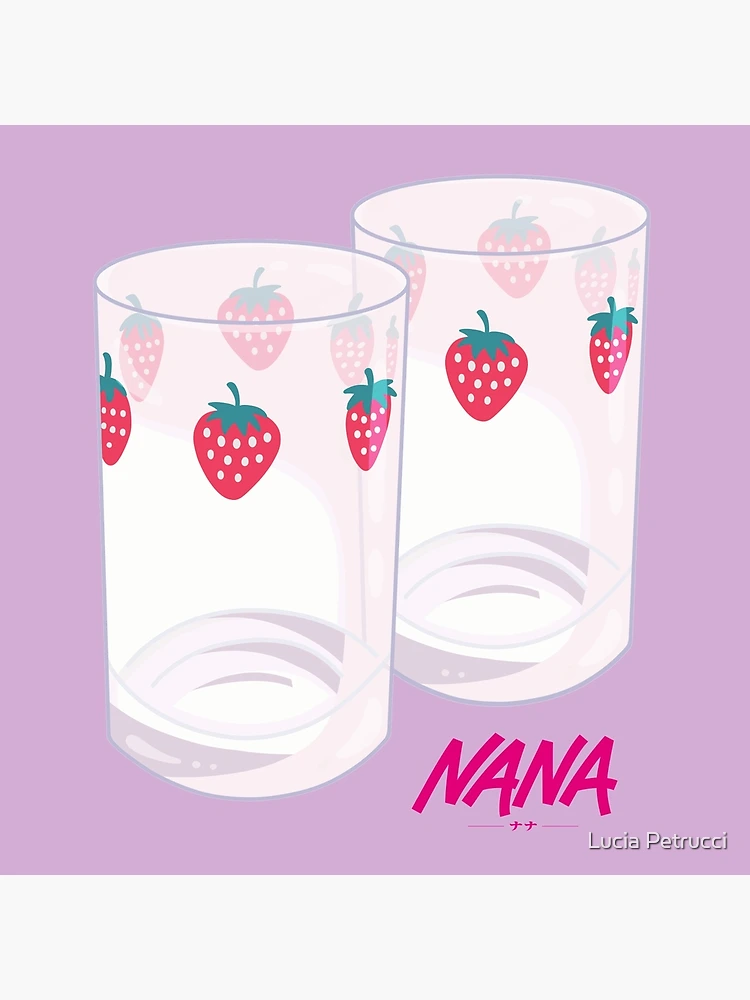 Nana's Strawberry Glass Cup