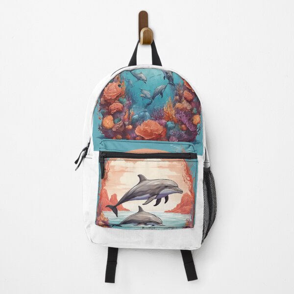 Item preview, "Dolphin Harmony: Dive into Stylish Seas" designed and sold by abhisc.