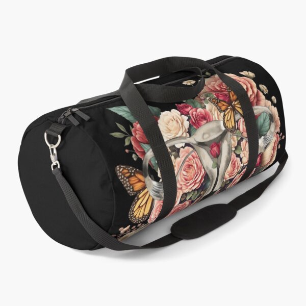 Item preview, Vintage Floral Uterus with roses, uterine cancer support, Feminist, femminism, uteruses, girl, women, watercolor style designed and sold by Collagedream.