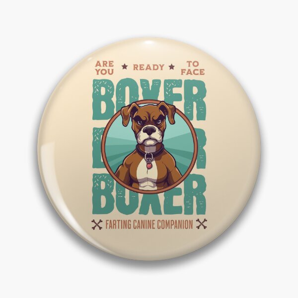 Item preview, Boxer Dog Funny Retro designed and sold by RockBeeDesigns.