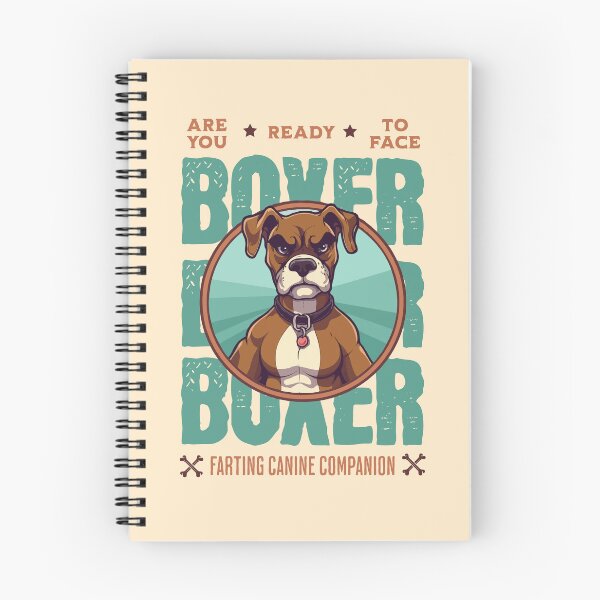Item preview, Boxer Dog Funny Retro designed and sold by RockBeeDesigns.