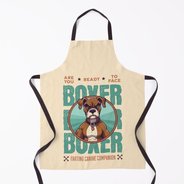 Item preview, Boxer Dog Funny Retro designed and sold by RockBeeDesigns.