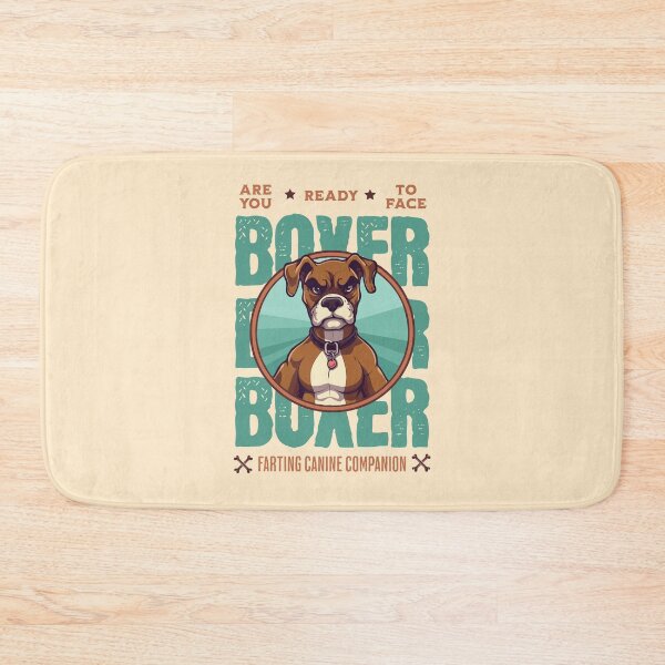 Item preview, Boxer Dog Funny Retro designed and sold by RockBeeDesigns.