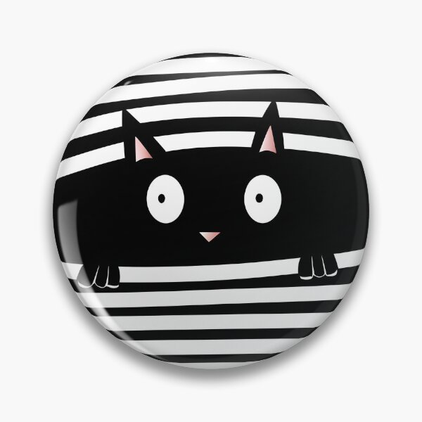 Item preview, Black Cat Peeping designed and sold by MrChimpStore.