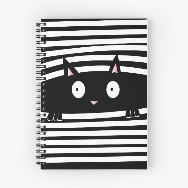 Item preview, Black Cat Peeping designed and sold by MrChimpStore.