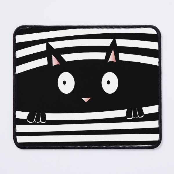 Item preview, Black Cat Peeping designed and sold by MrChimpStore.
