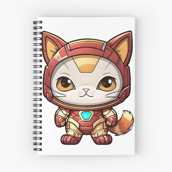 Item preview, Sticker Style Cat dressed as IronMan - Cute designed and sold by Horibeto.