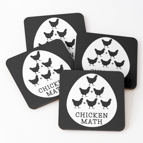 Item preview, Chicken Math Egg Outline Design designed and sold by CarefulCreation.
