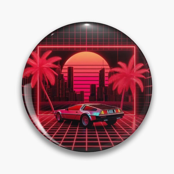 Item preview, Red Synthwave Car 1 designed and sold by ollie-shop.