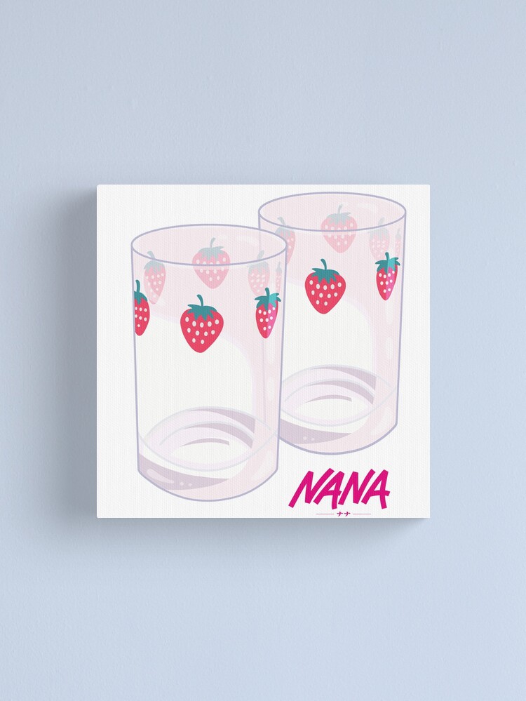 Alternate view of Nana - Strawberry glasses Canvas Print