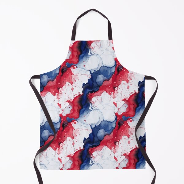 Item preview, alcohol ink red and navy blue abstract designed and sold by YeKnot.