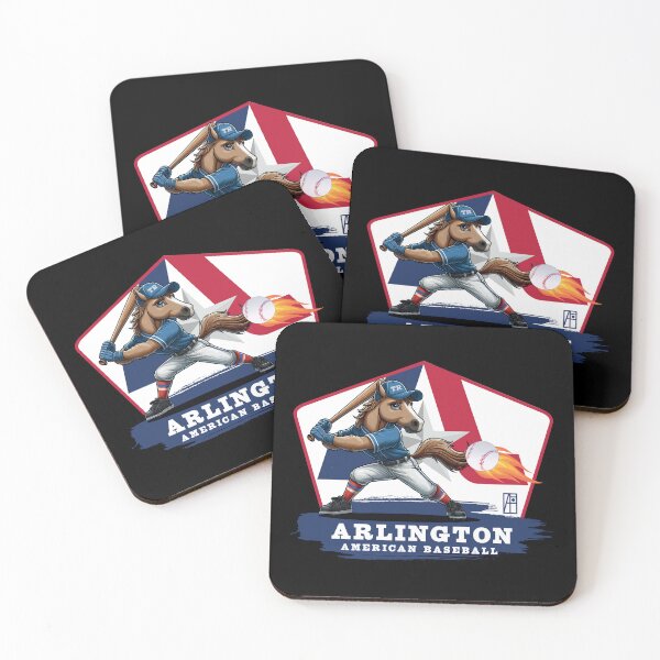 Item preview, USA - American BASEBALL - Arlington - Baseball mascot - Arlington baseball designed and sold by ArtProjectShop.