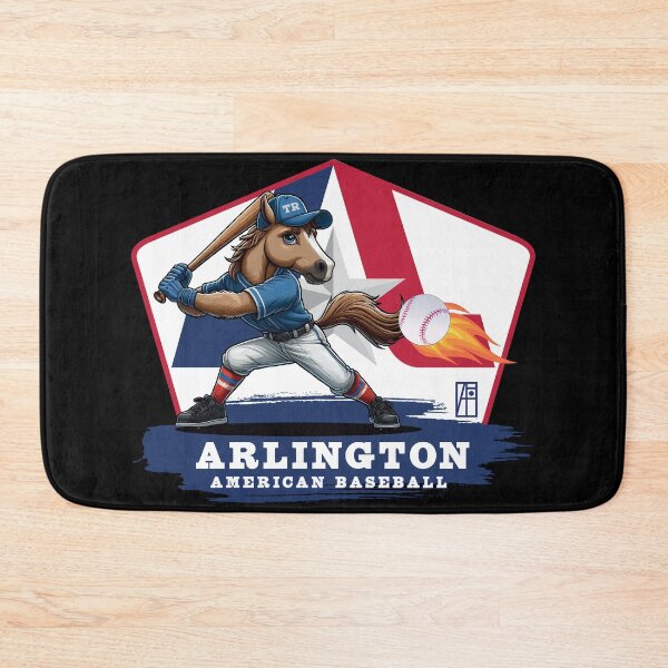 Item preview, USA - American BASEBALL - Arlington - Baseball mascot - Arlington baseball designed and sold by ArtProjectShop.