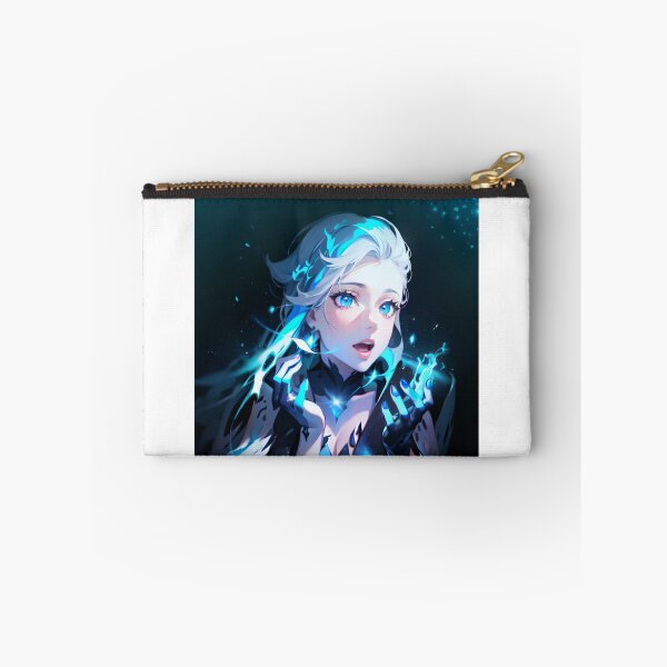 Item preview, Pretty anime girl witch - blue magic designed and sold by TheRubberOnion.