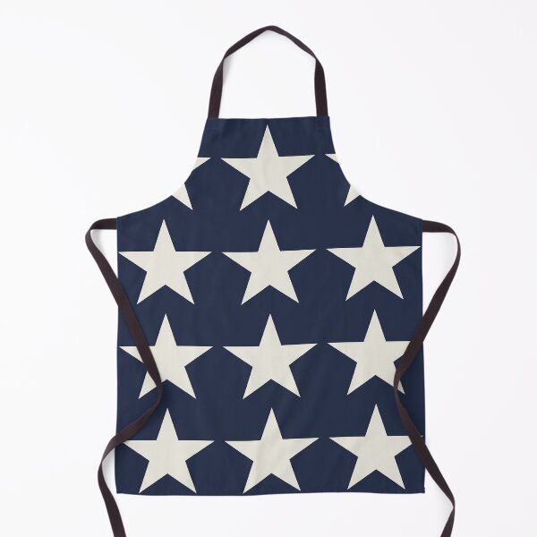 Item preview, LARGE CREAM and NAVY BLUE STARS   designed and sold by RachelMacht.