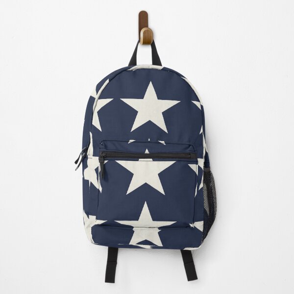 Item preview, LARGE CREAM and NAVY BLUE STARS designed and sold by RachelMacht.