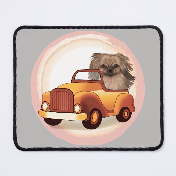 Item preview, Pekingese Dog driving Car designed and sold by artmuvz.