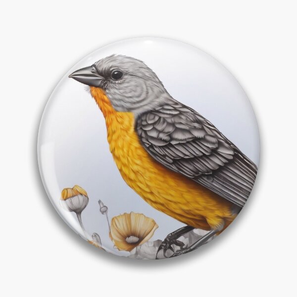 Item preview, Yellow-breasted bird designed and sold by Estilo Ecléctico.
