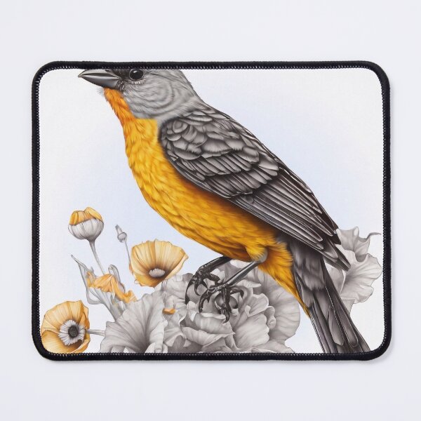 Item preview, Yellow-breasted bird designed and sold by Estilo Ecléctico.