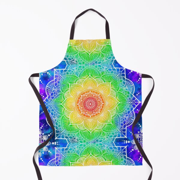 Item preview, Rainbow Mandala, buddhism, lotus, abstract art designed and sold by MayGreenAbgrall.