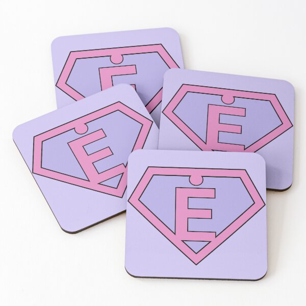 Item preview, Letter Ė / E | Super Letter | Purple and Pink designed and sold by Christiana-Art.