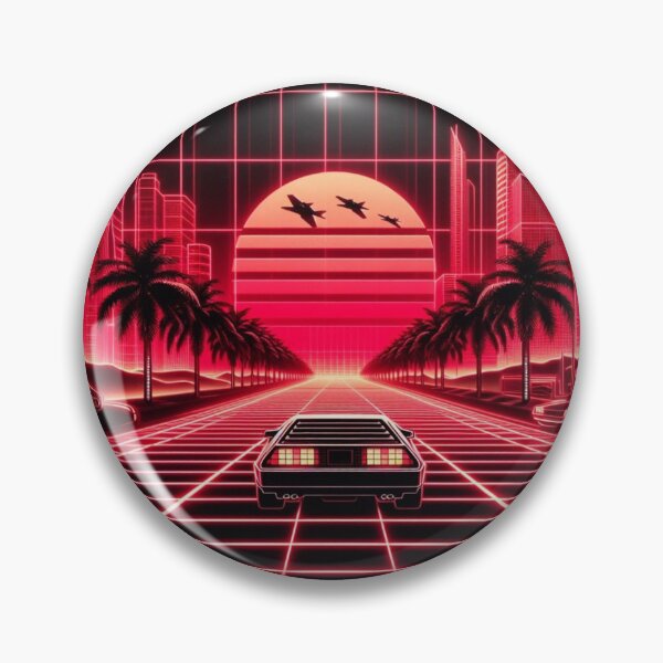 Item preview, Red Synthwave Car 3 designed and sold by ollie-shop.