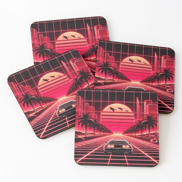 Item preview, Red Synthwave Car 3 designed and sold by ollie-shop.