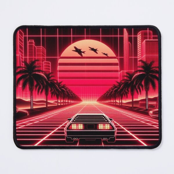 Item preview, Red Synthwave Car 3 designed and sold by ollie-shop.