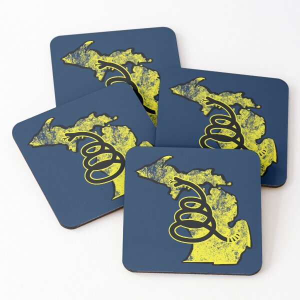 Item preview, DONT TREAD ON ME - Modern Gadsden Snake Flag MICHIGAN designed and sold by pelagio.