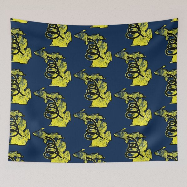 Item preview, DONT TREAD ON ME - Modern Gadsden Snake Flag MICHIGAN designed and sold by pelagio.