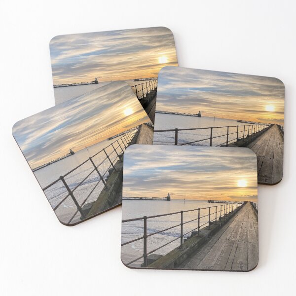 Item preview, January sunrise at the mouth of the River Blyth - Landscape (2) designed and sold by Violaman.